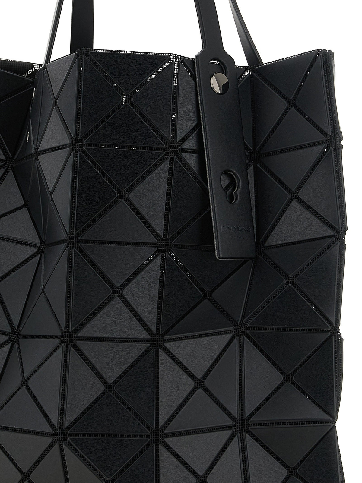 Small black 'Lucent Matte' shopping bag