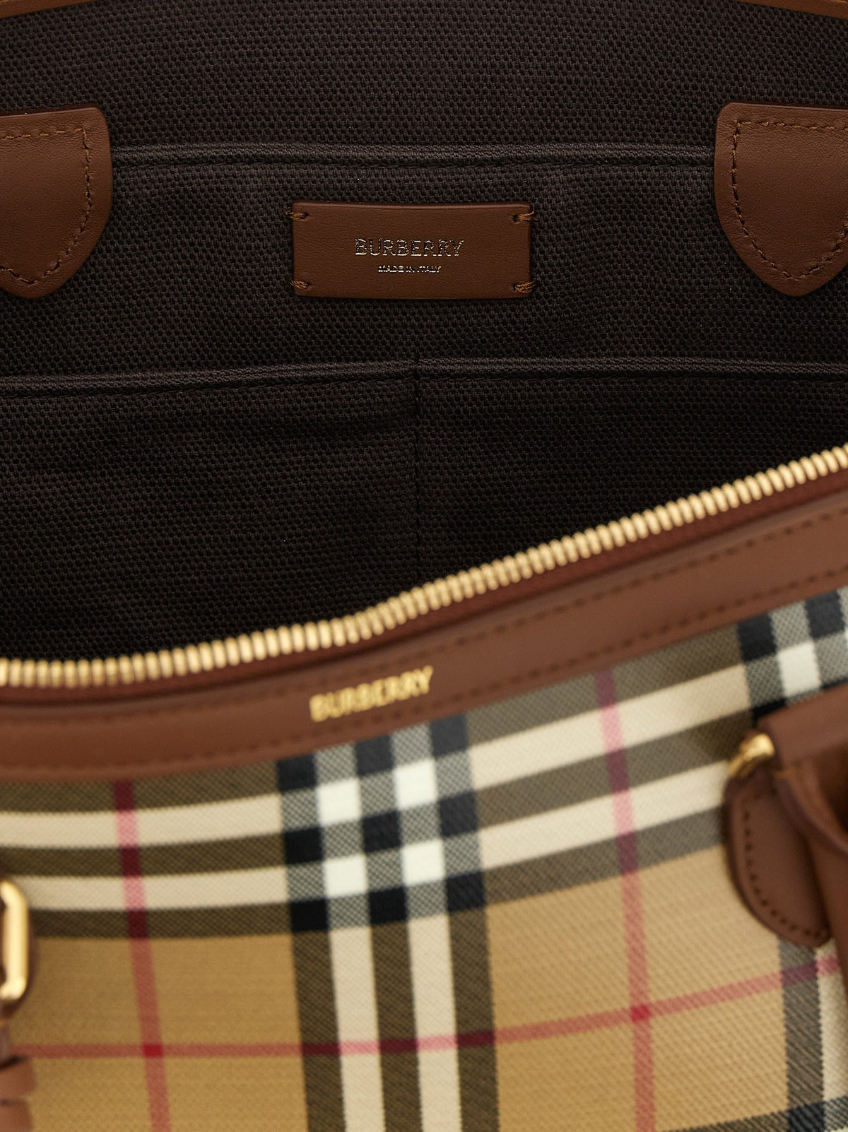 Small Check shopping bag