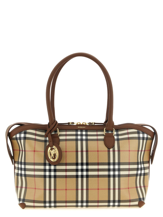 Small Check shopping bag