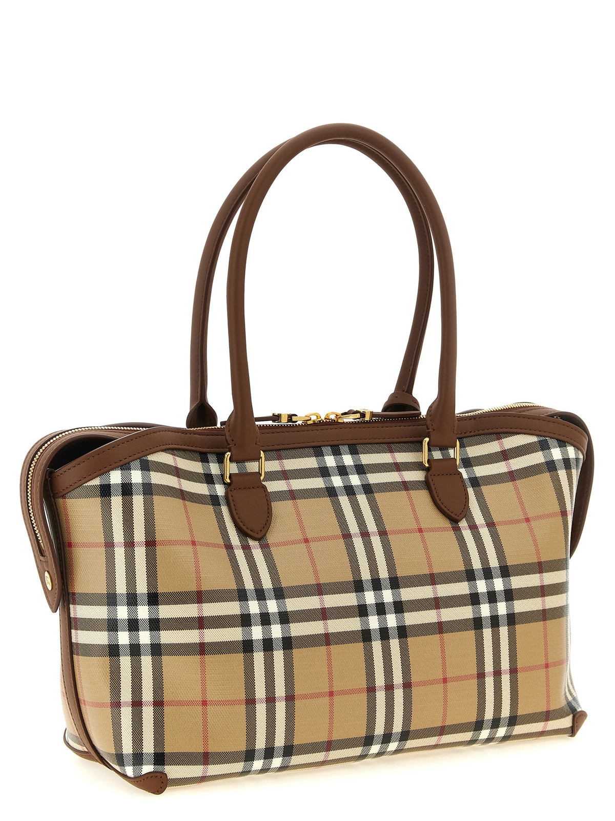 Small Check shopping bag