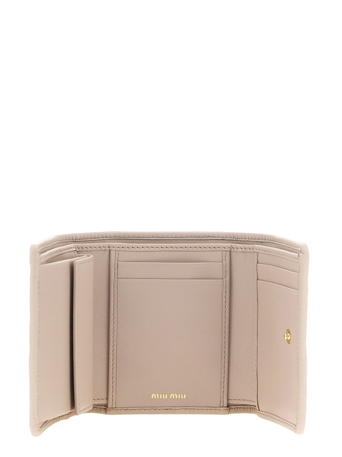 Small matelassé nappa wallet