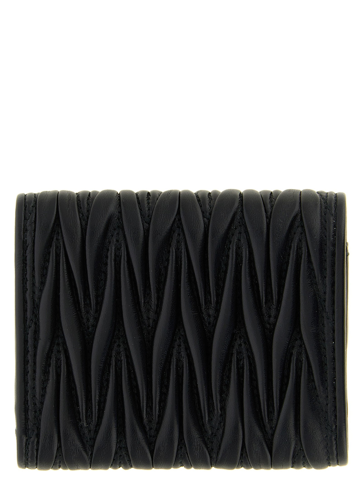 Small matelassé nappa wallet
