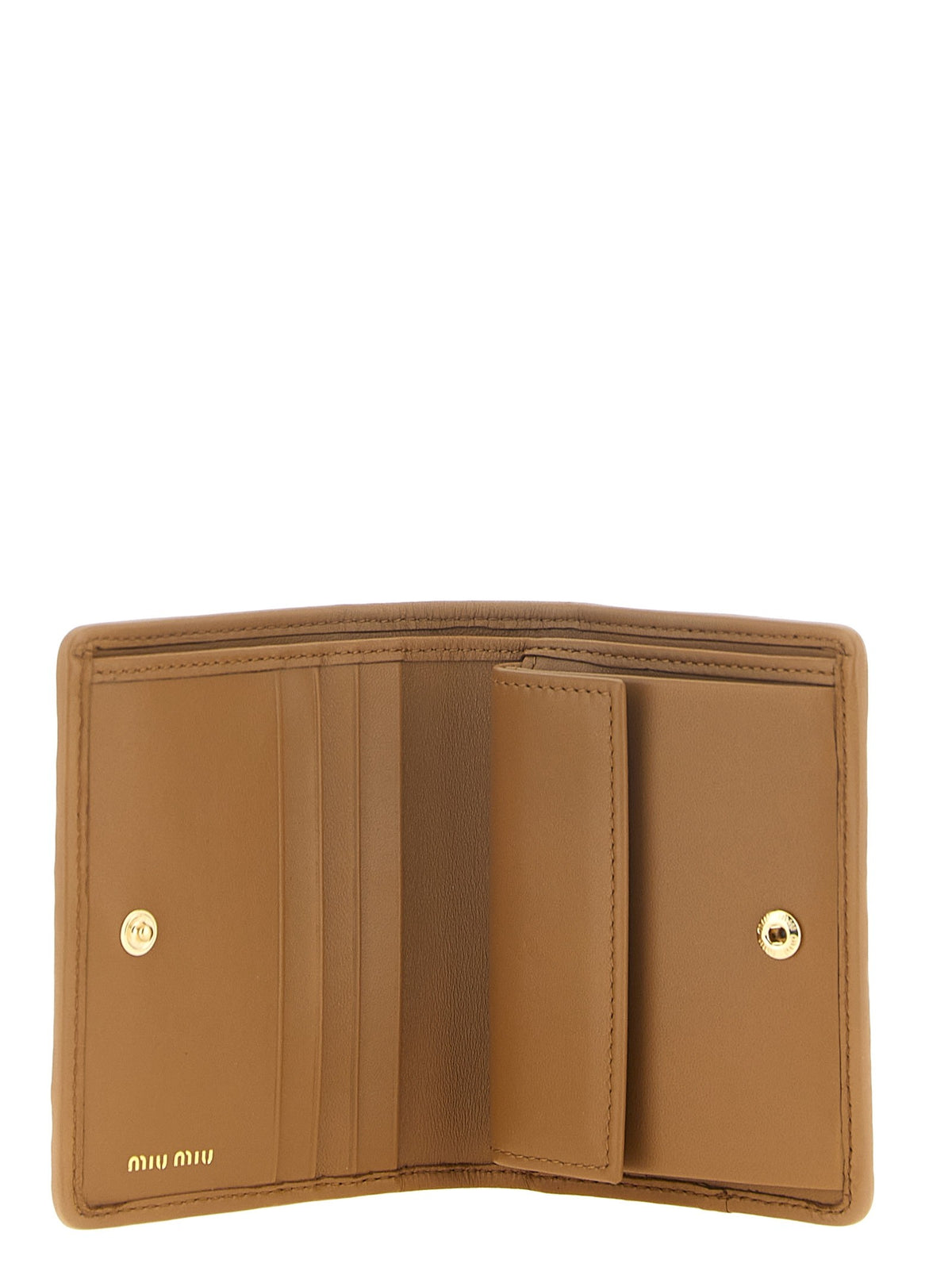 Small matelassé nappa wallet