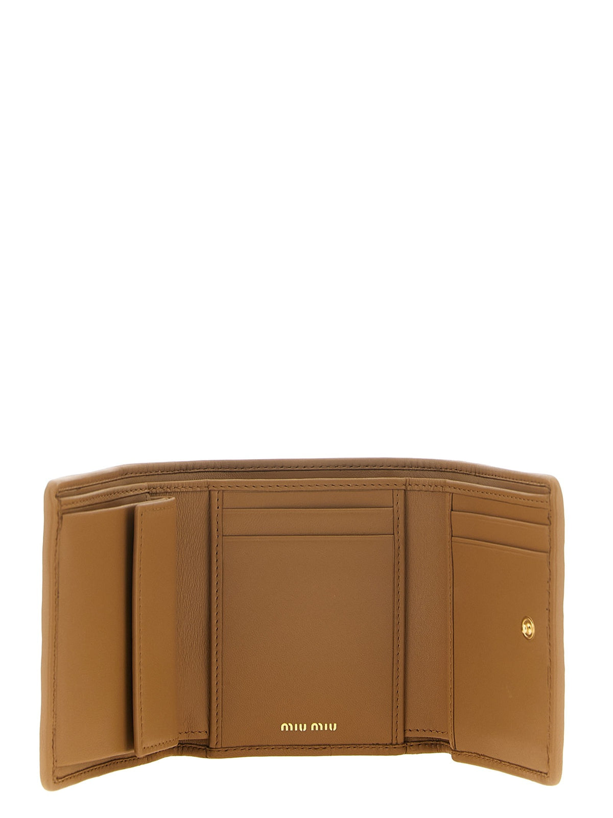 Small matelassé nappa wallet