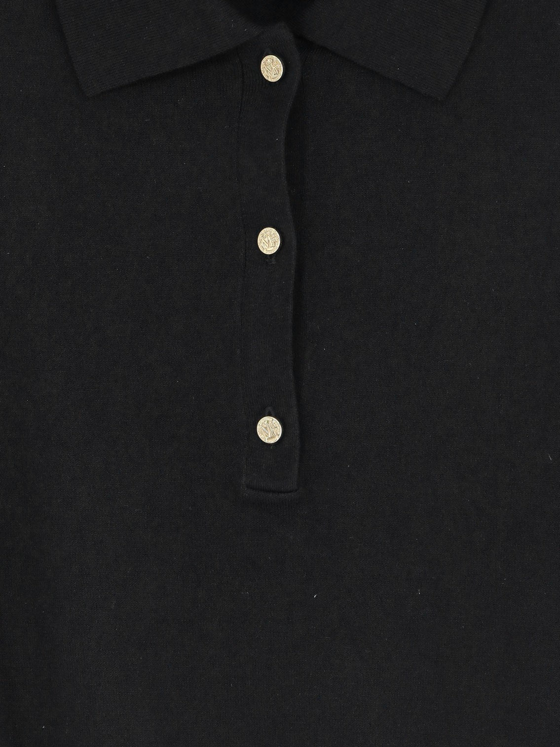 Smmpomposa cotton, silk, and cashmere polo shirt