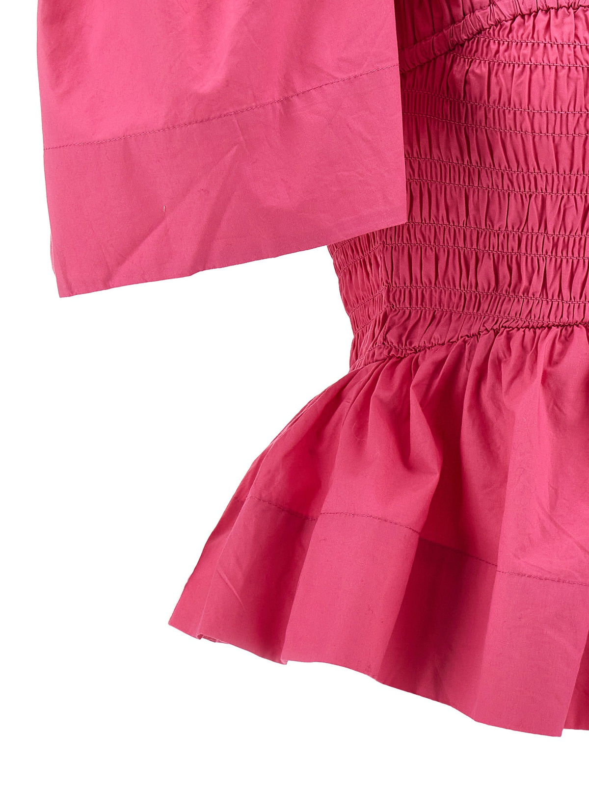 Smock stitch top