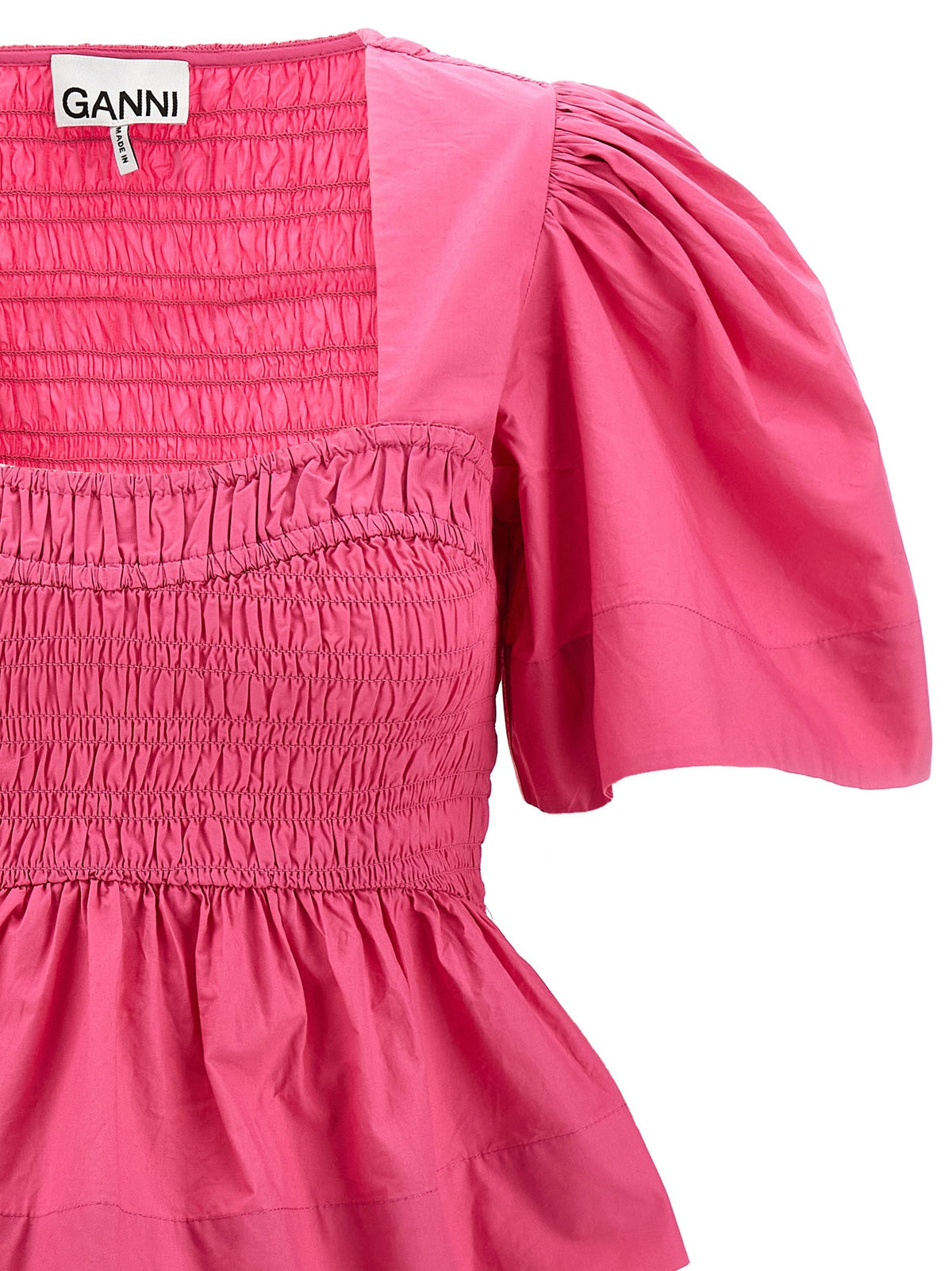 Smock stitch top