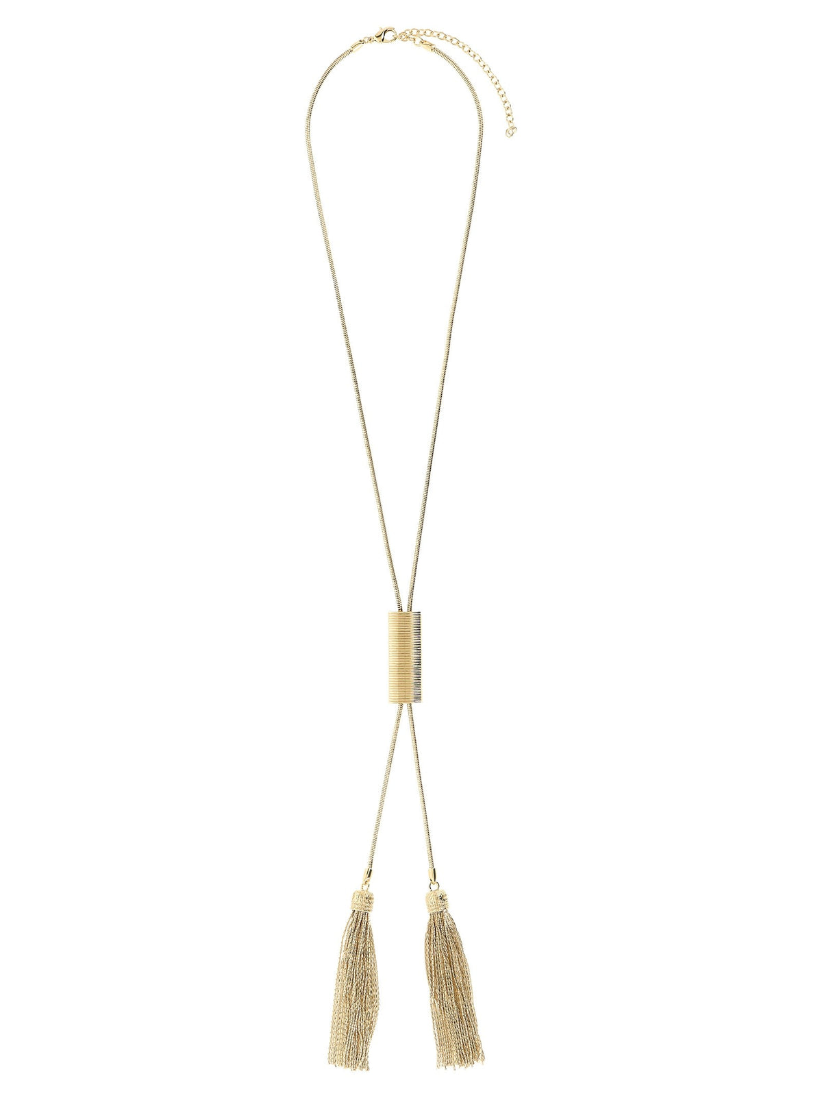 'Snake' necklace with tassels