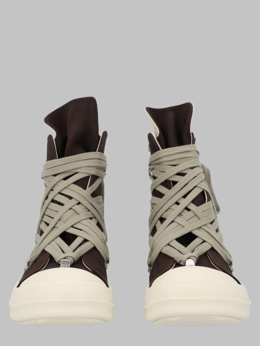 SNEAKER IN DENIM "MEGALACE"