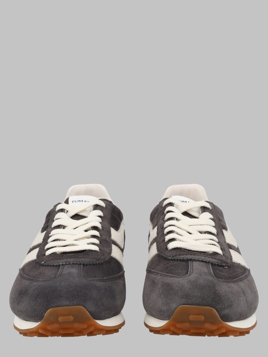 SNEAKER "MICK" IN PELLE SCAMOSCIATA