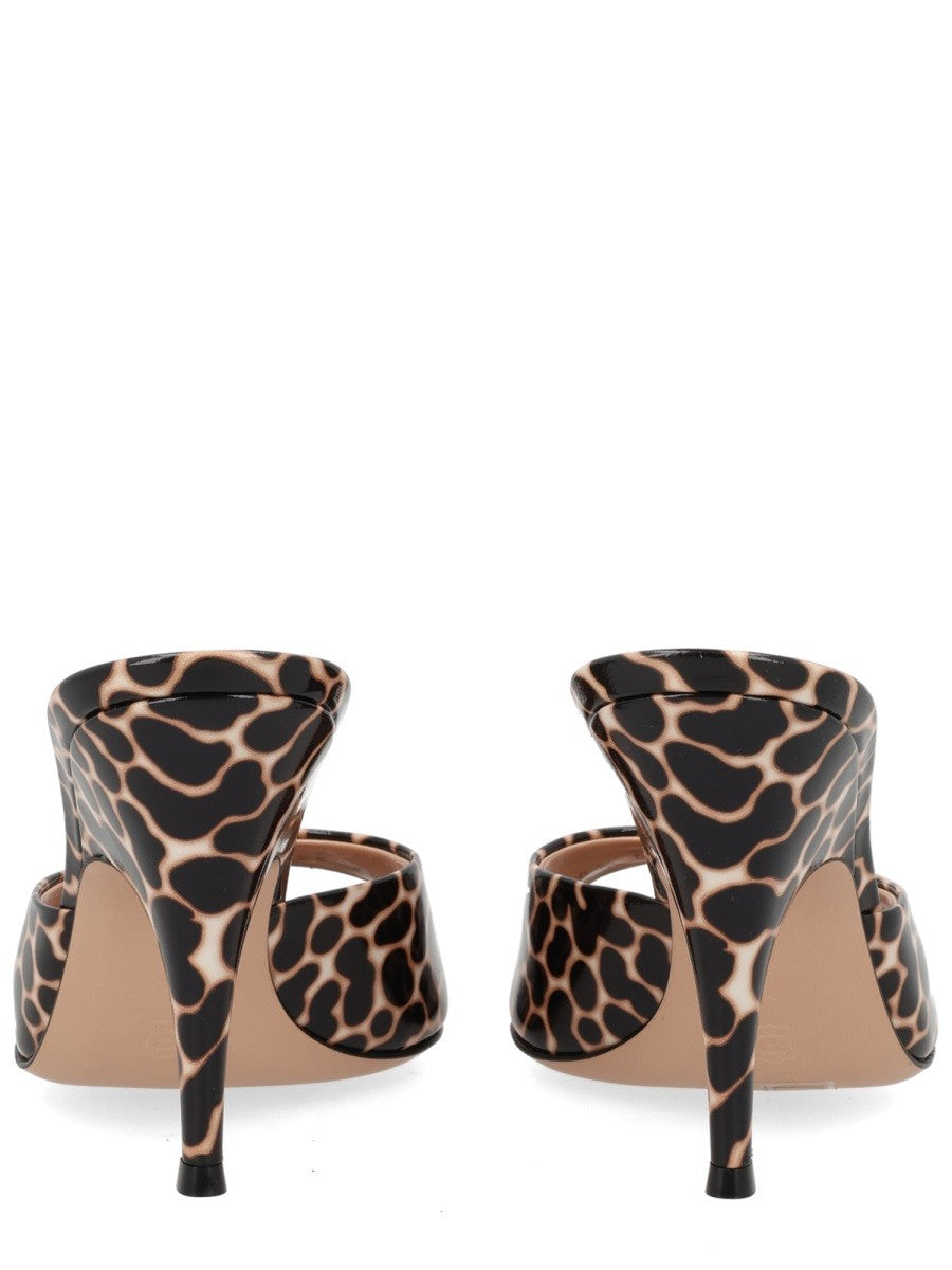 "SOFIA" MULE WITH HEEL
