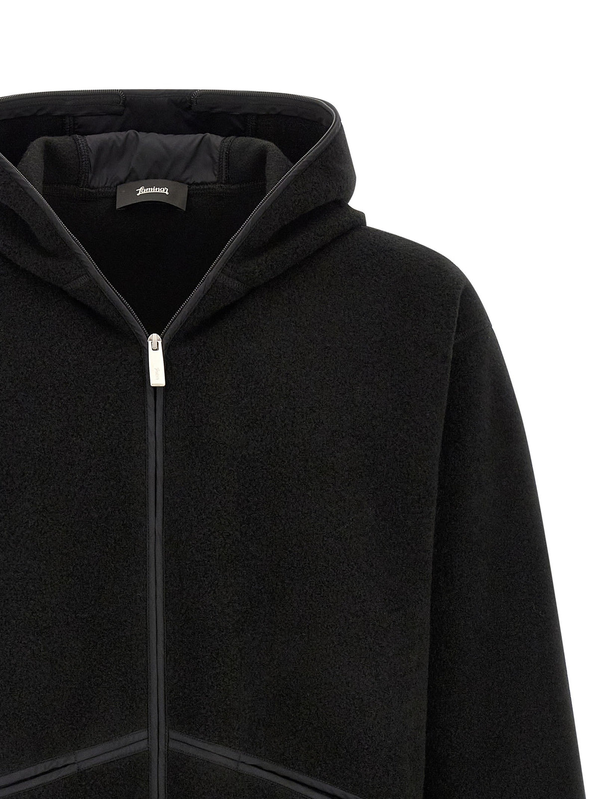 Soft hooded jacket