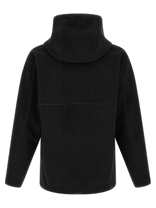Soft hooded jacket