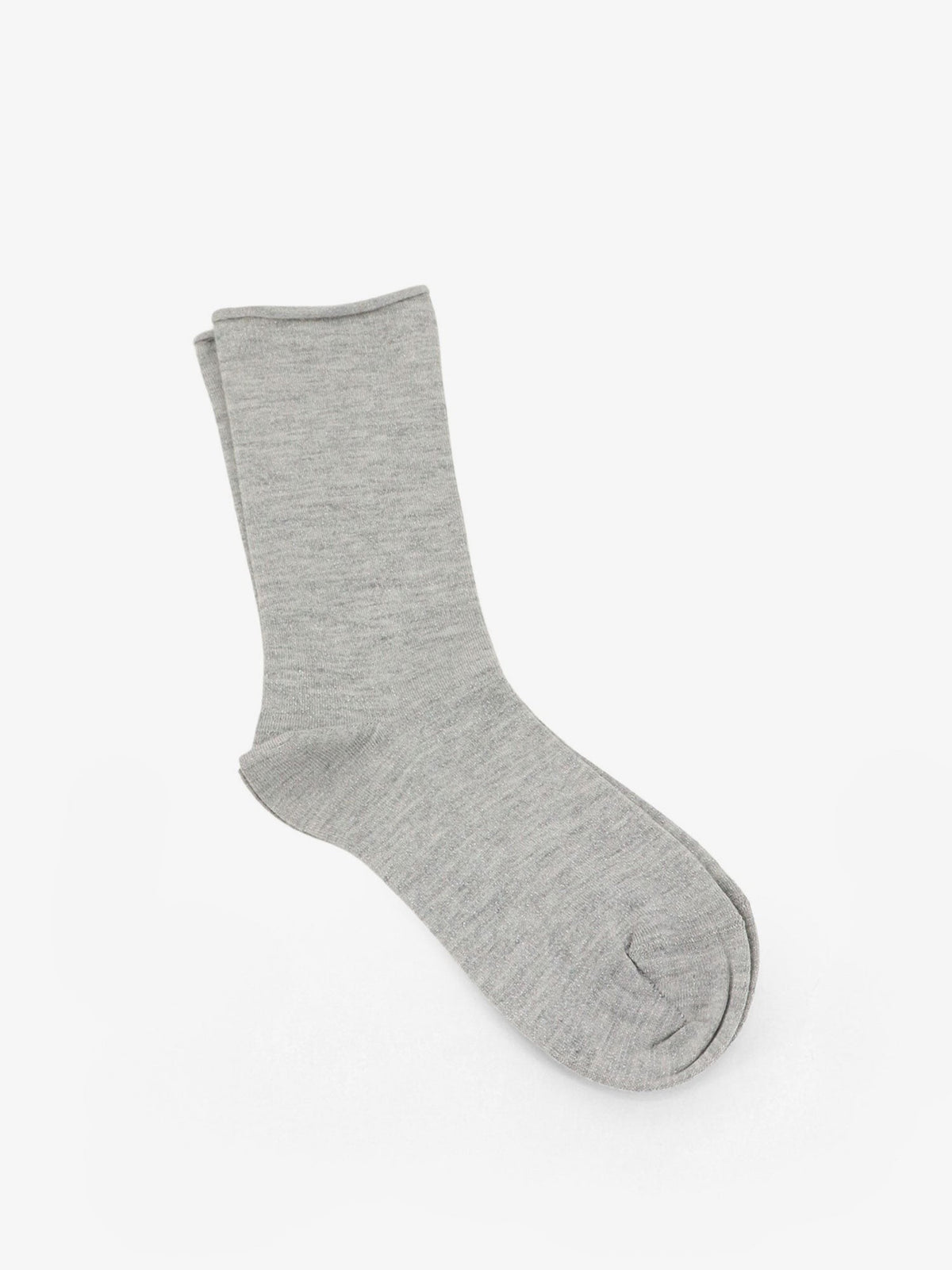 Sparkling cashmere and silk knit socks