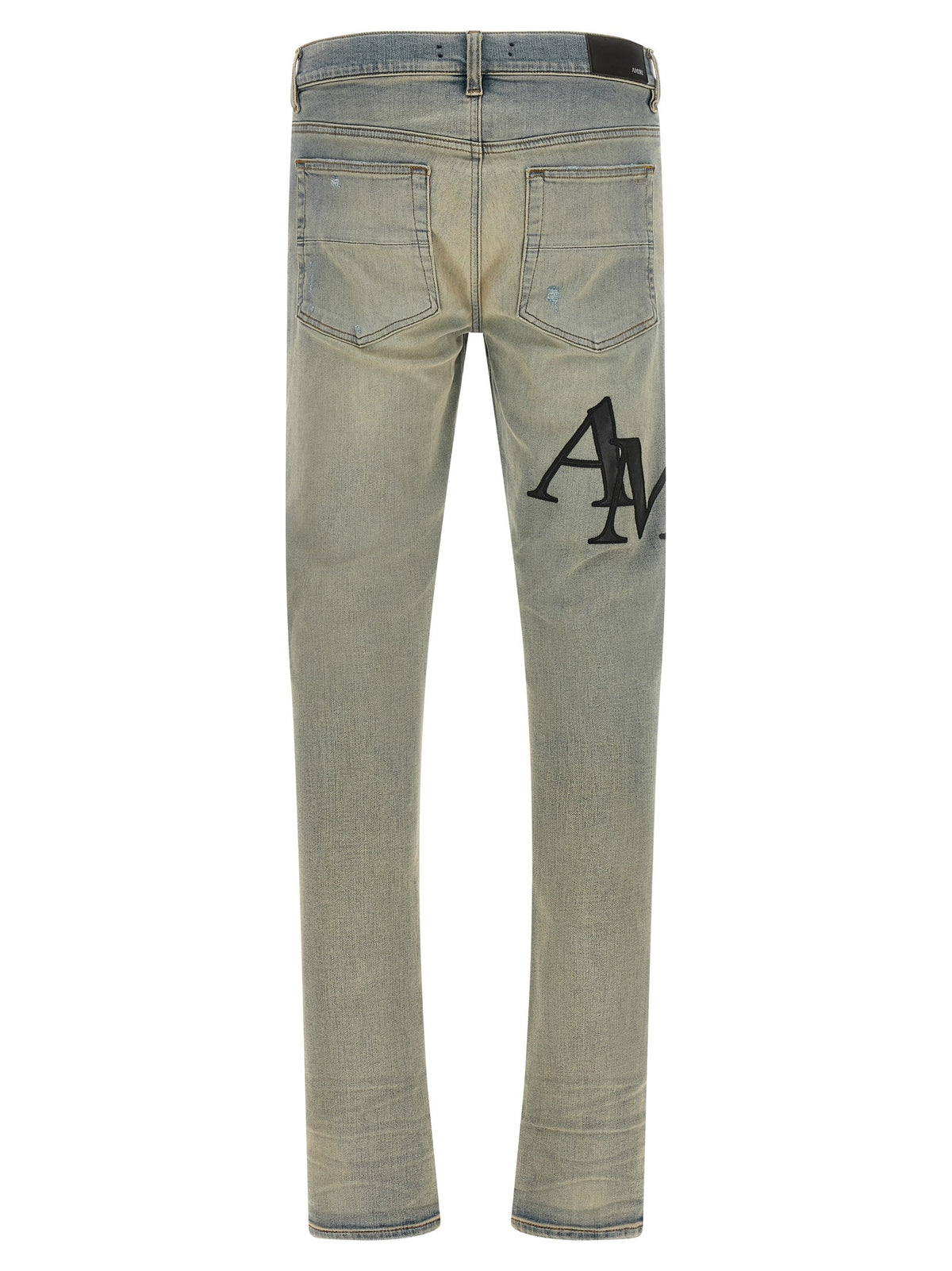 'Staggered Logo' jeans