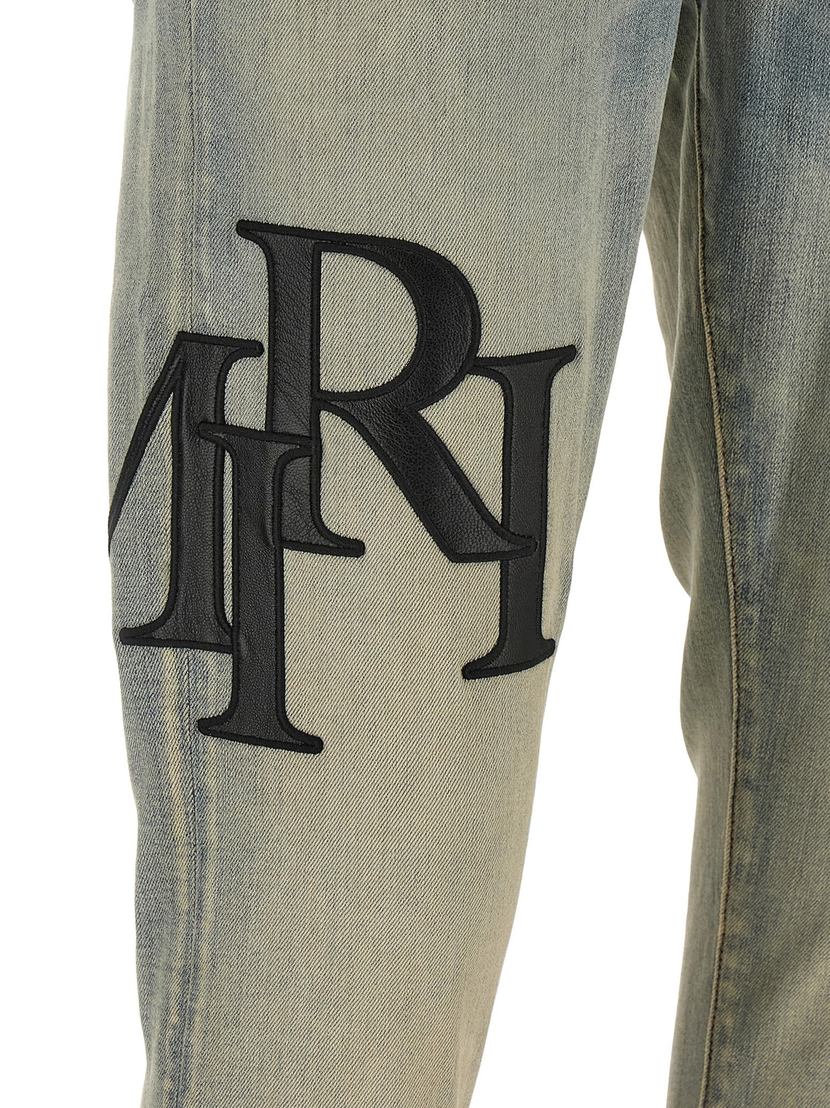 'Staggered Logo' jeans