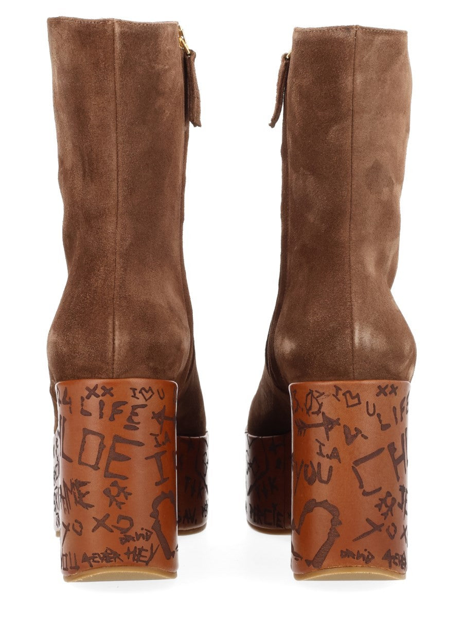 Stivaletto con Zeppa "Maxime"