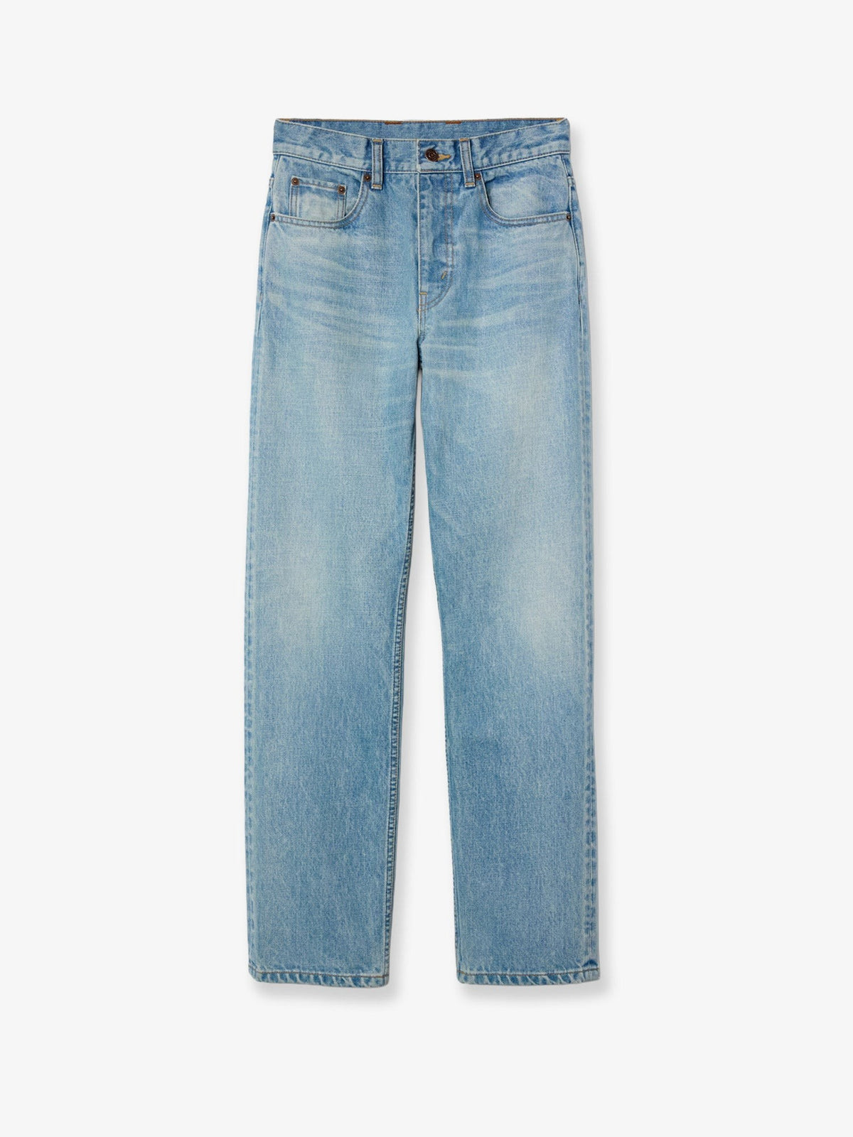 Straight 001 cotton denim jeans
