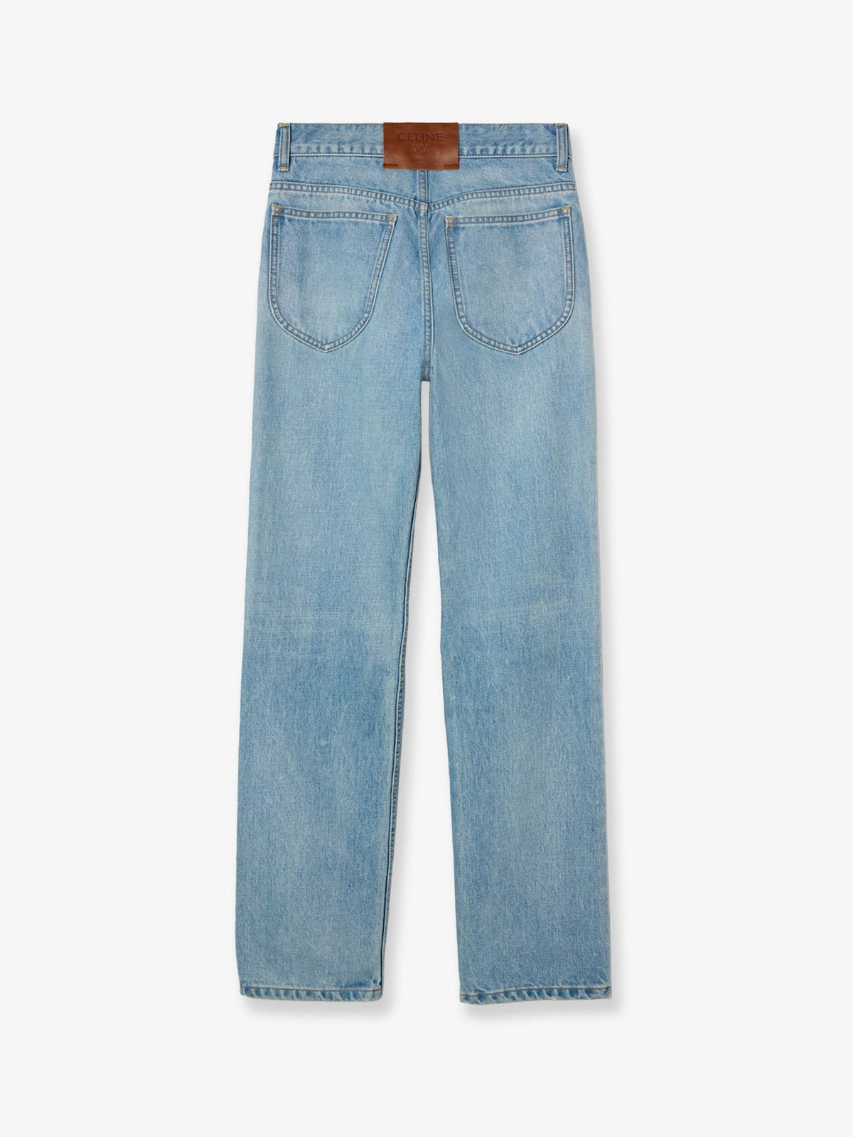 Straight 001 cotton denim jeans
