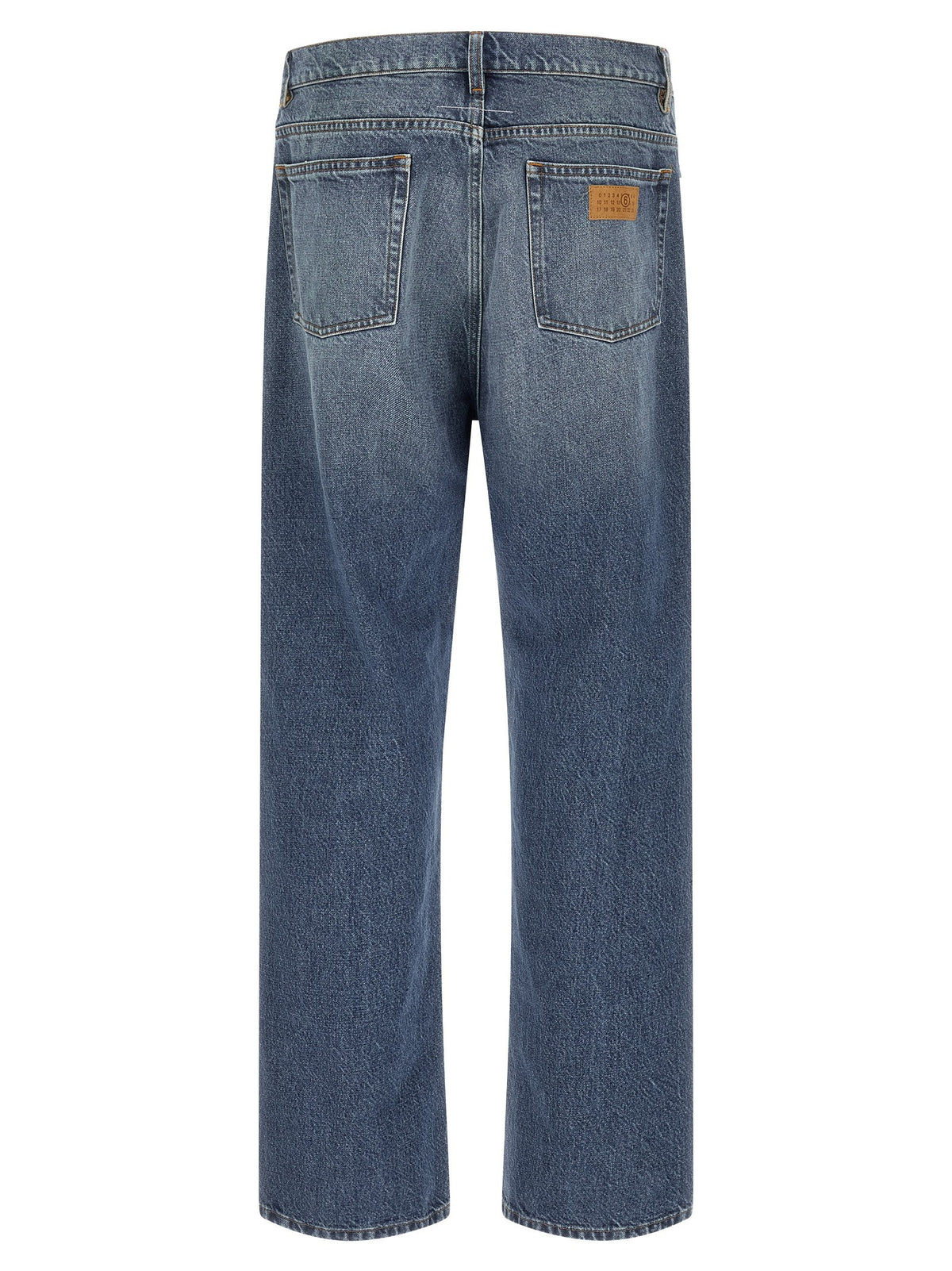Cotton jeans with Numeric Signature tag