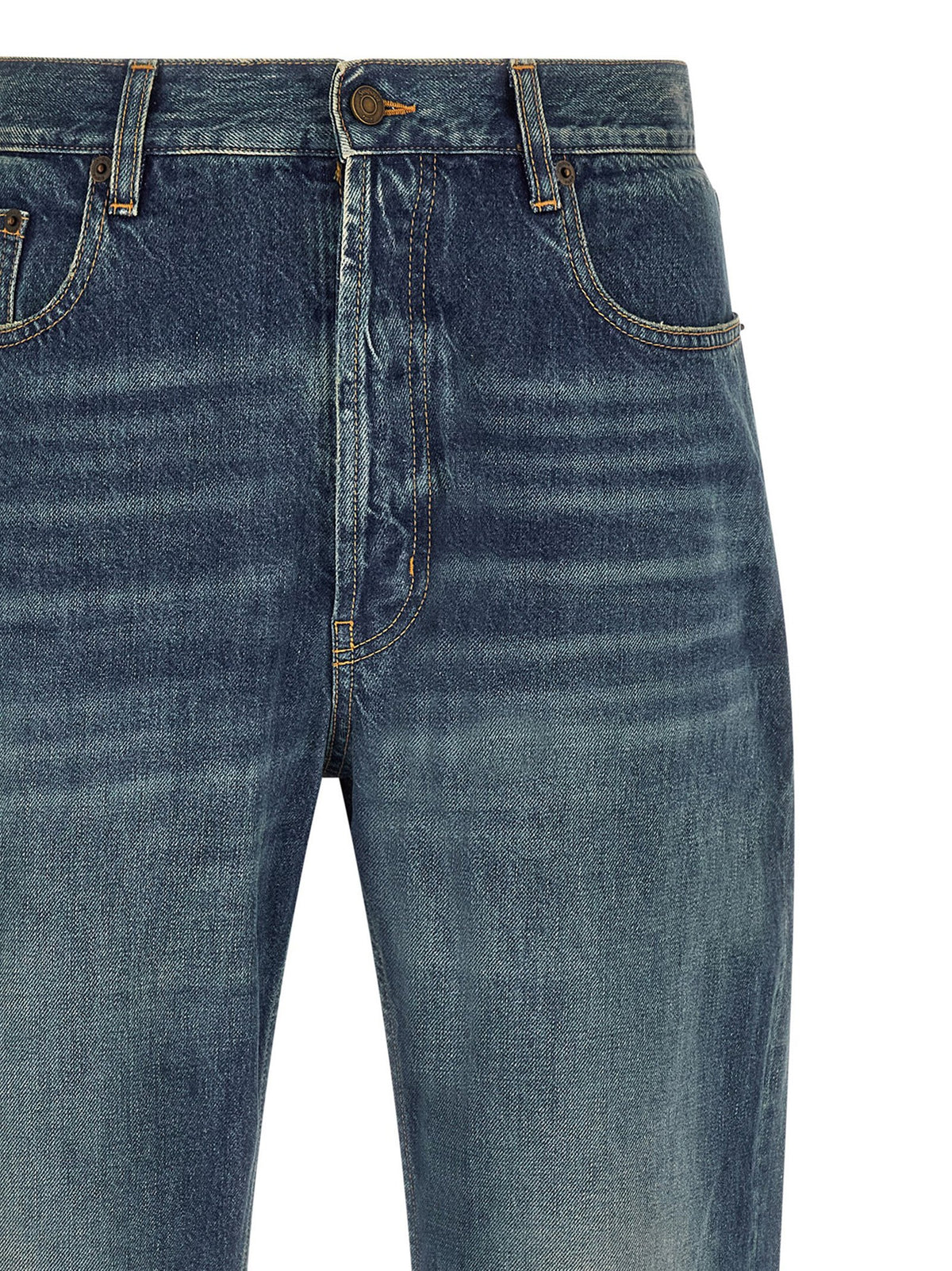Straight leg jeans