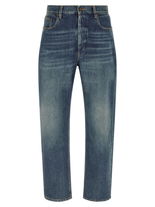 Straight leg jeans