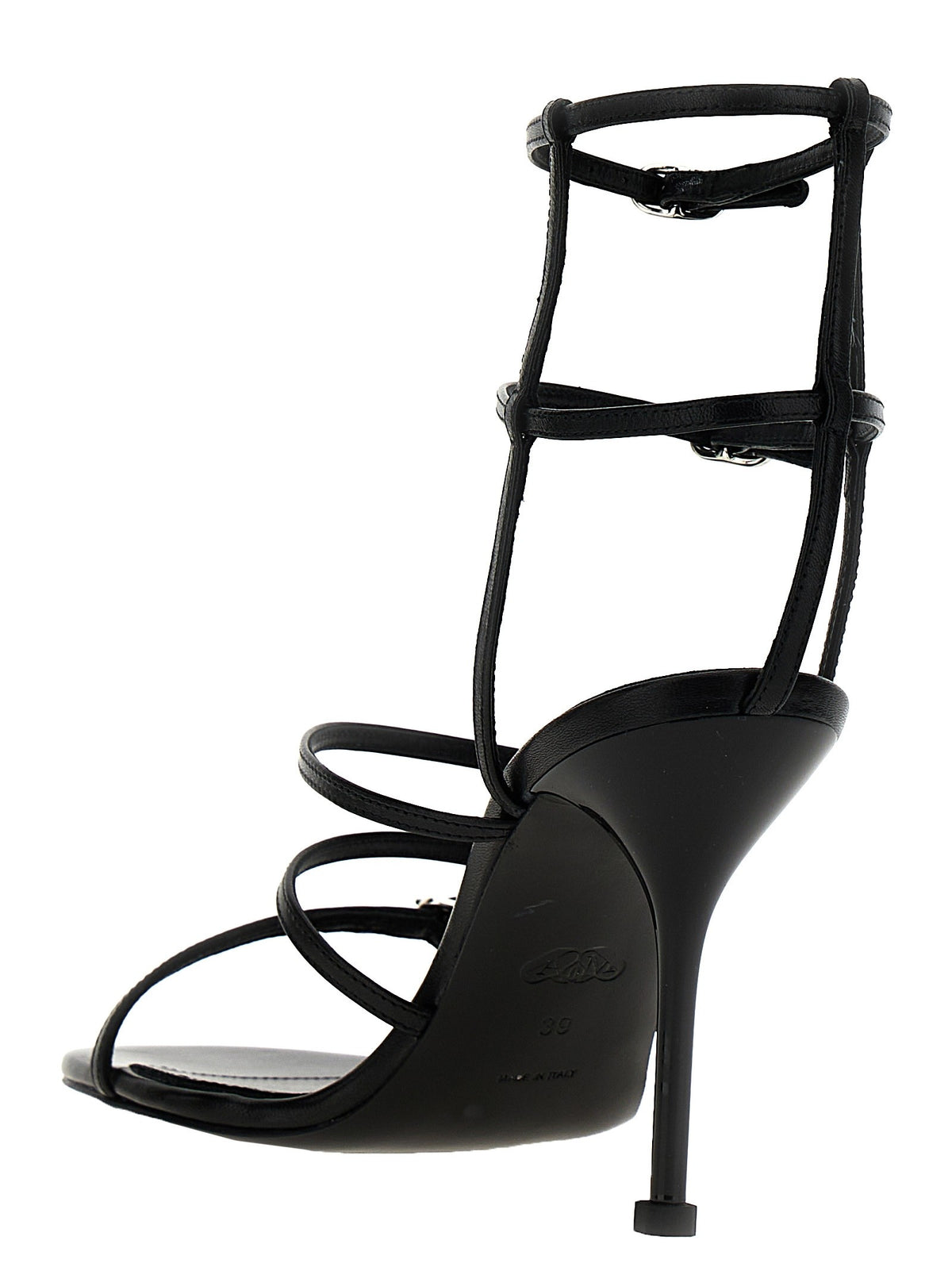 Strap leather sandals