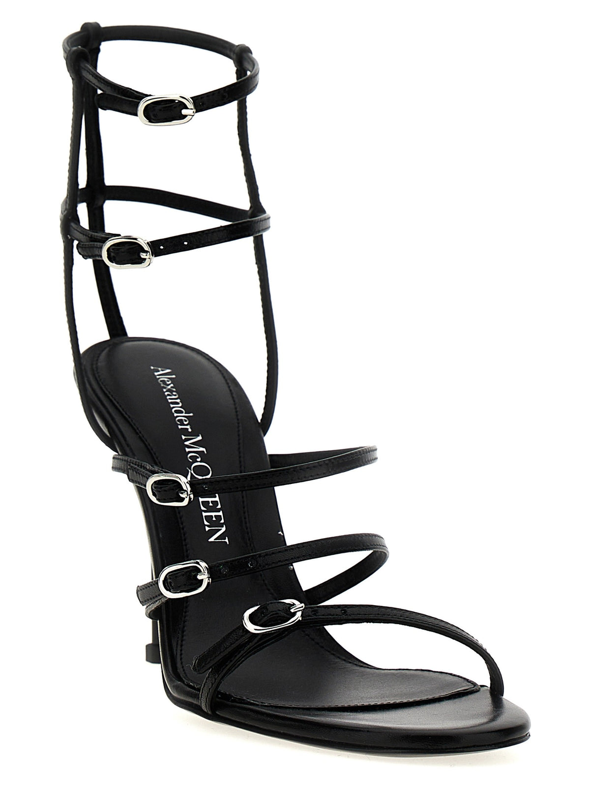 Strap leather sandals