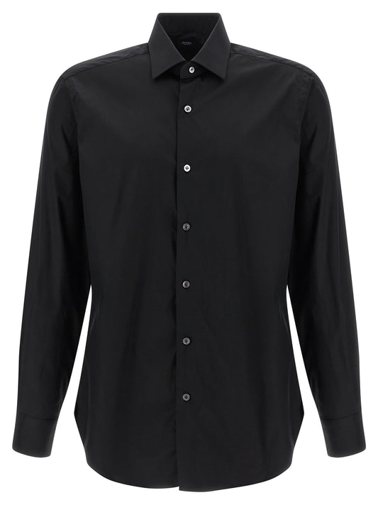 Stretch cotton shirt
