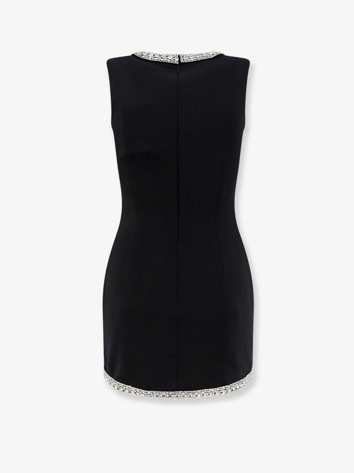Stretch fabric mini dress
