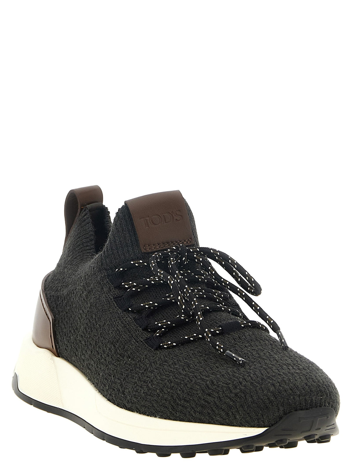 Stretch fabric sneakers