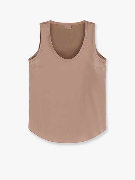 Stretch silk tank top