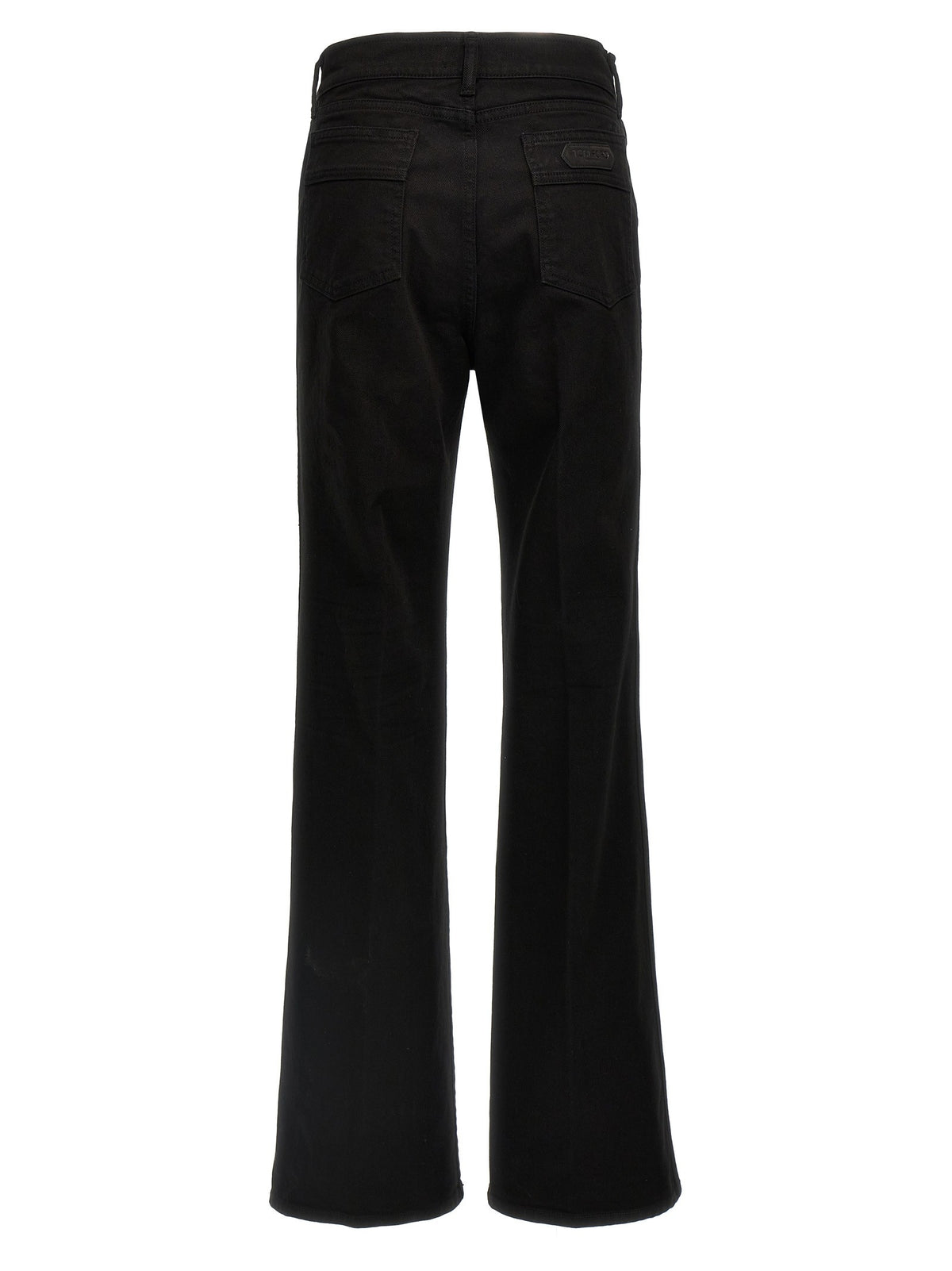 'Stretch Twill Denim Wide Flare' jeans