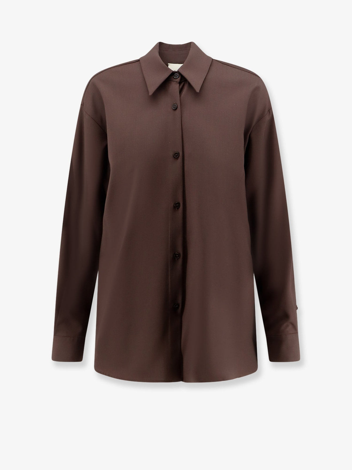 Stretch virgin wool shirt