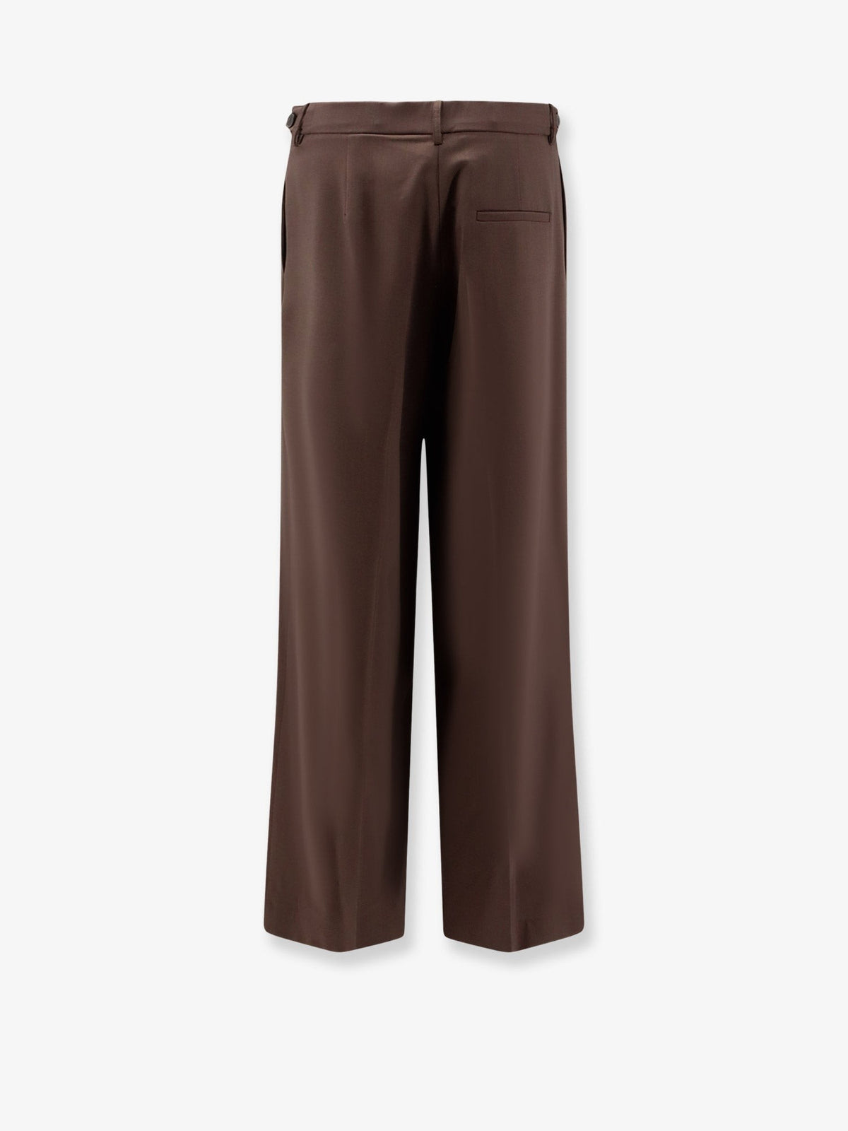 Stretch virgin wool trousers