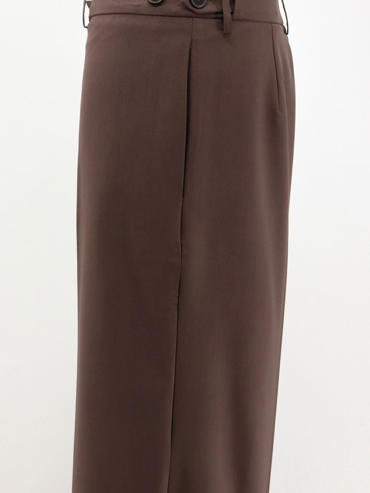 Stretch virgin wool trousers