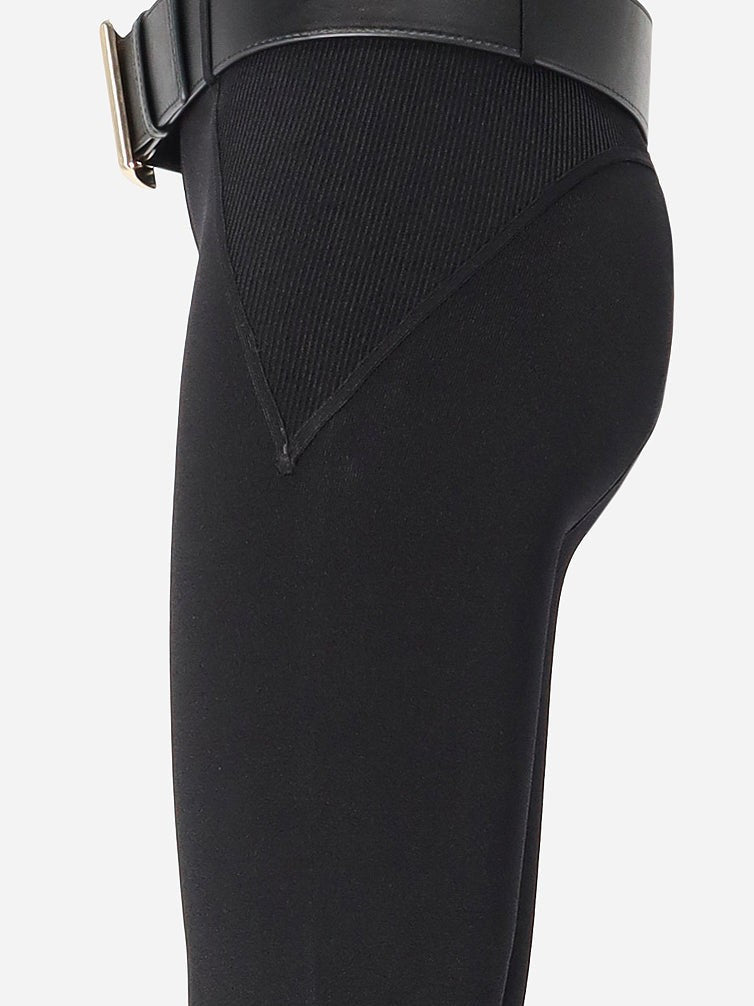 Stretch viscose blend leggings