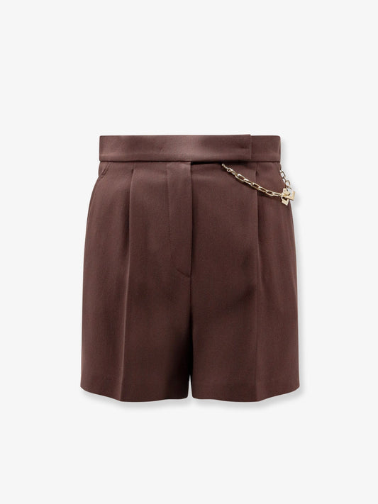 Stretch viscose shorts