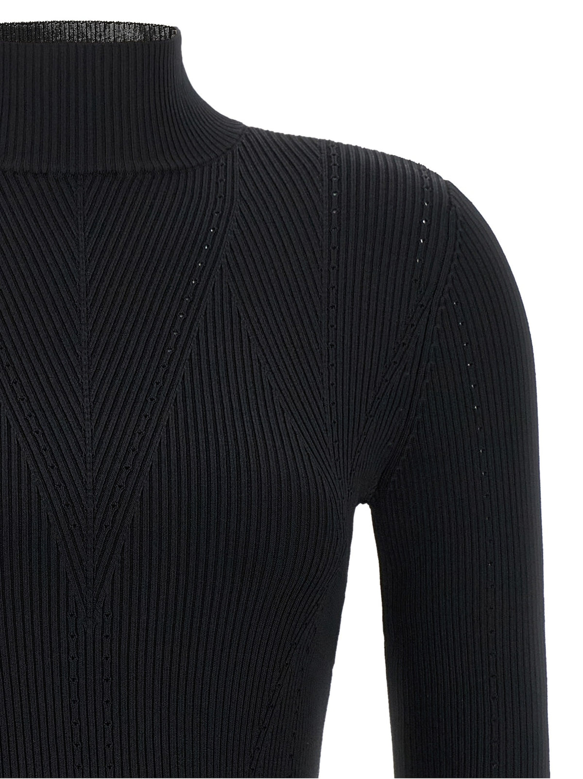 Stretch viscose sweater