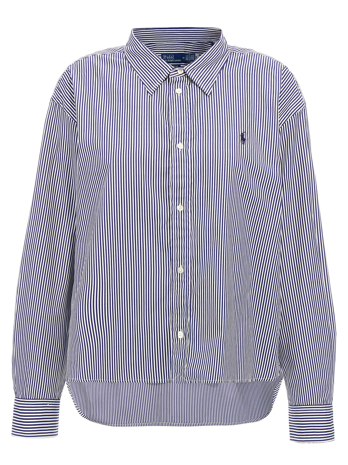 Striped and logo shirt