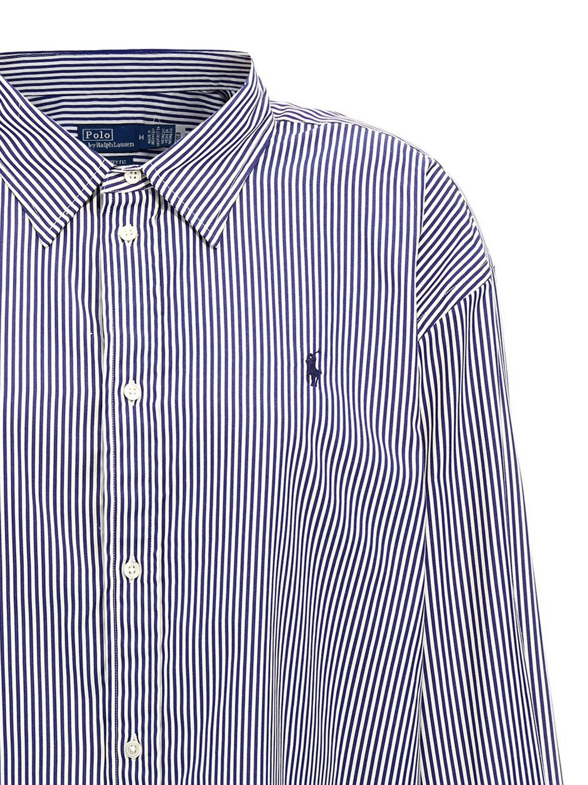 Striped and logo shirt