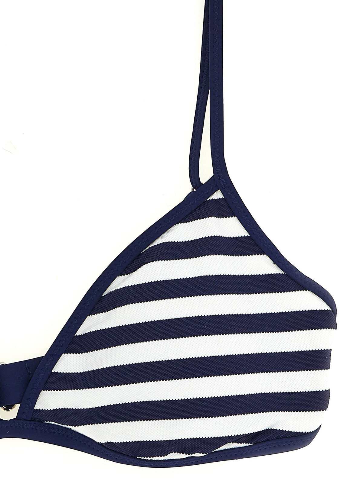 Striped bikini top