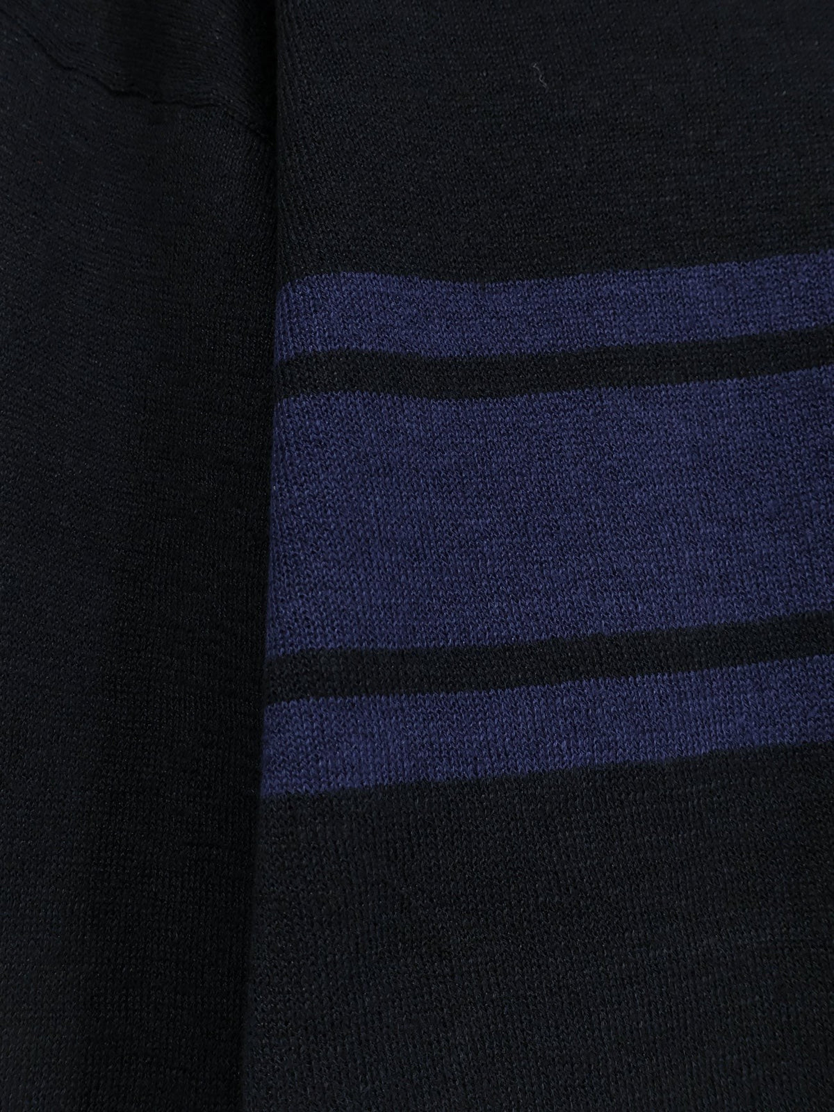 سترة مخططة من القطن والكتان