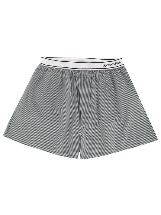 STRIPED LOGO SHORTS