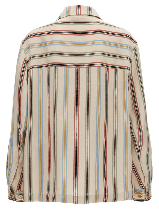 Striped overshirt