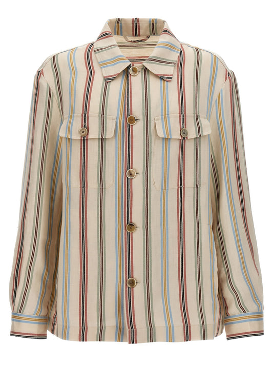 Striped overshirt