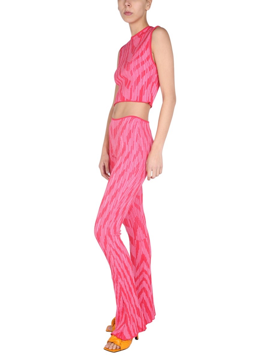 STRIPED PATTERN PANTS