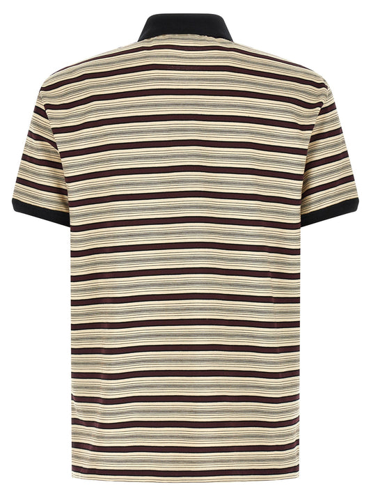 Striped polo shirt