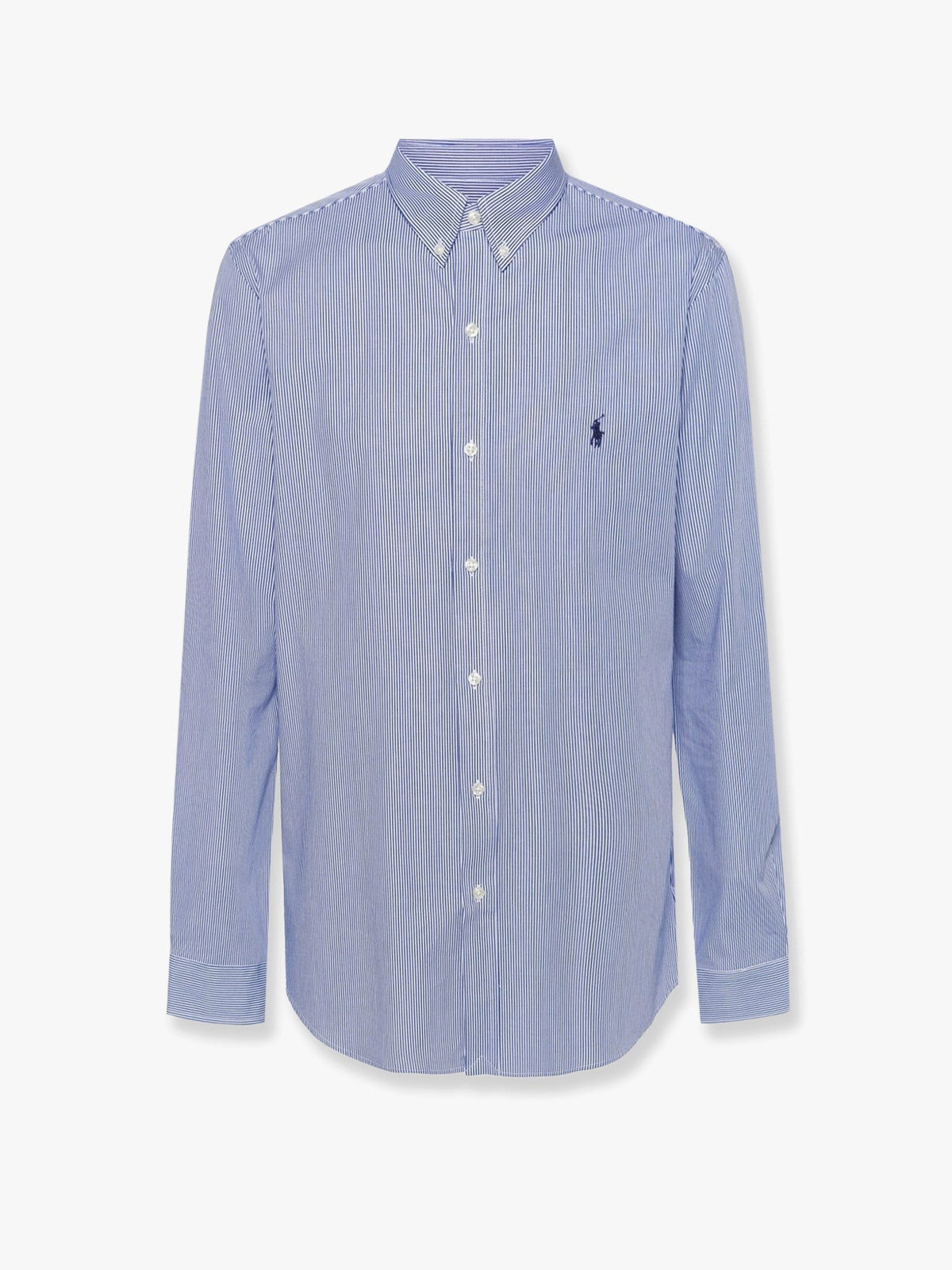 Striped stretch cotton shirt
