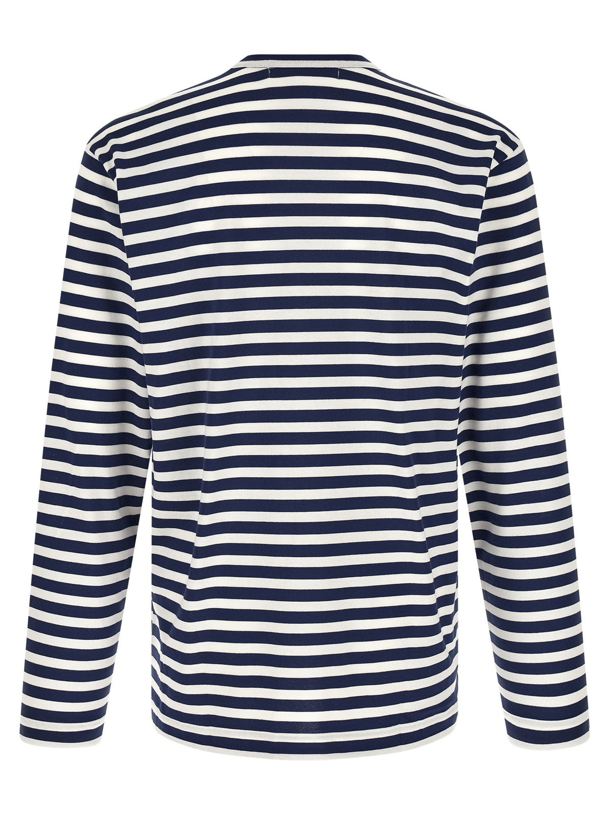 Striped T-Shirt With Heart Patch